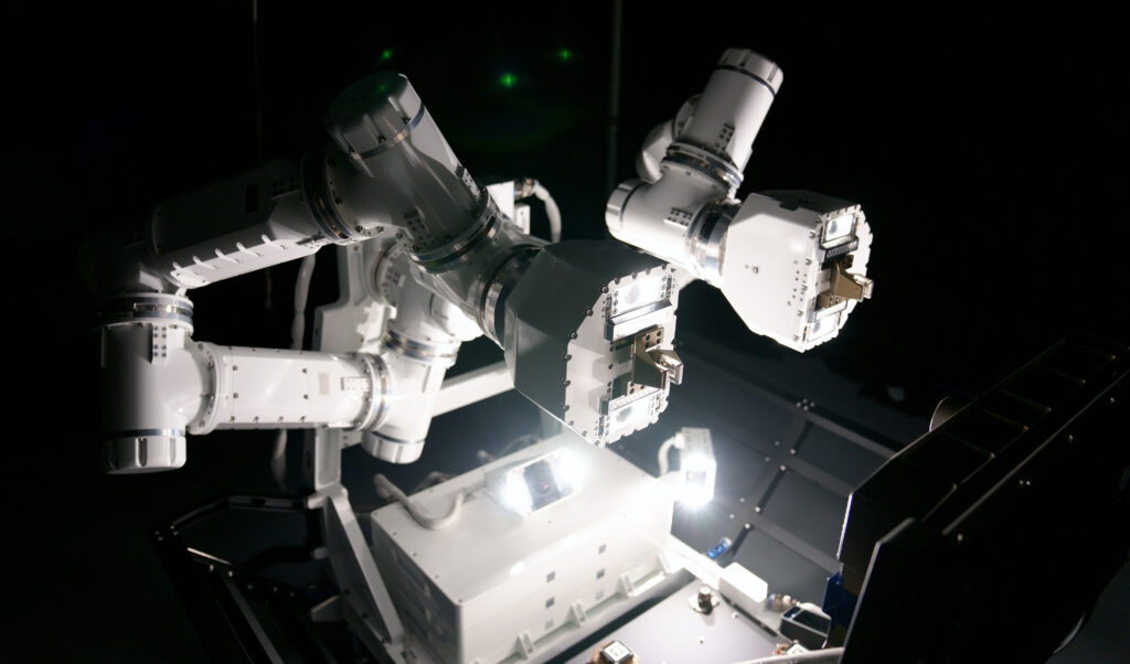 The GITAI S2 robotic arms will be mounted outside ISS