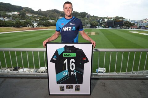 Finn Allen, the cricket sensation, supports cancer research and services in New Zealand through a philanthropic initiative inspired by his historic performance against Pakistan.